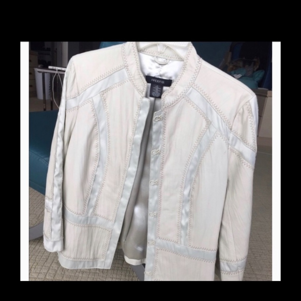 Lambs Leather and Ribbon Jacket